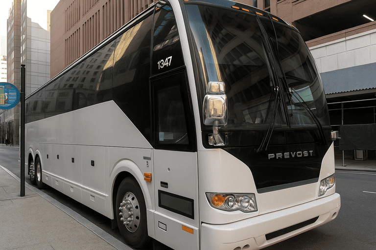 a Vista Coach Bus Service coach bus