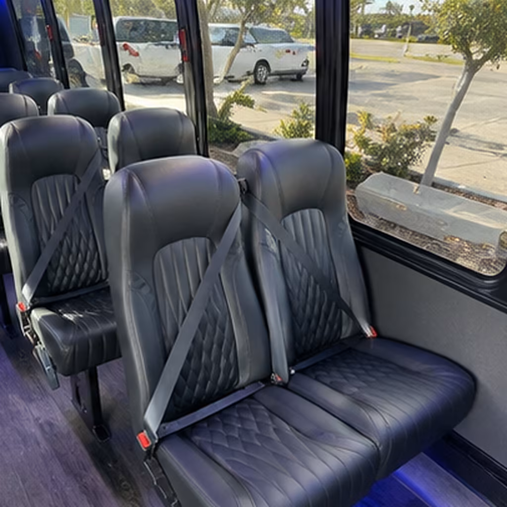 25 passenger minibus inside