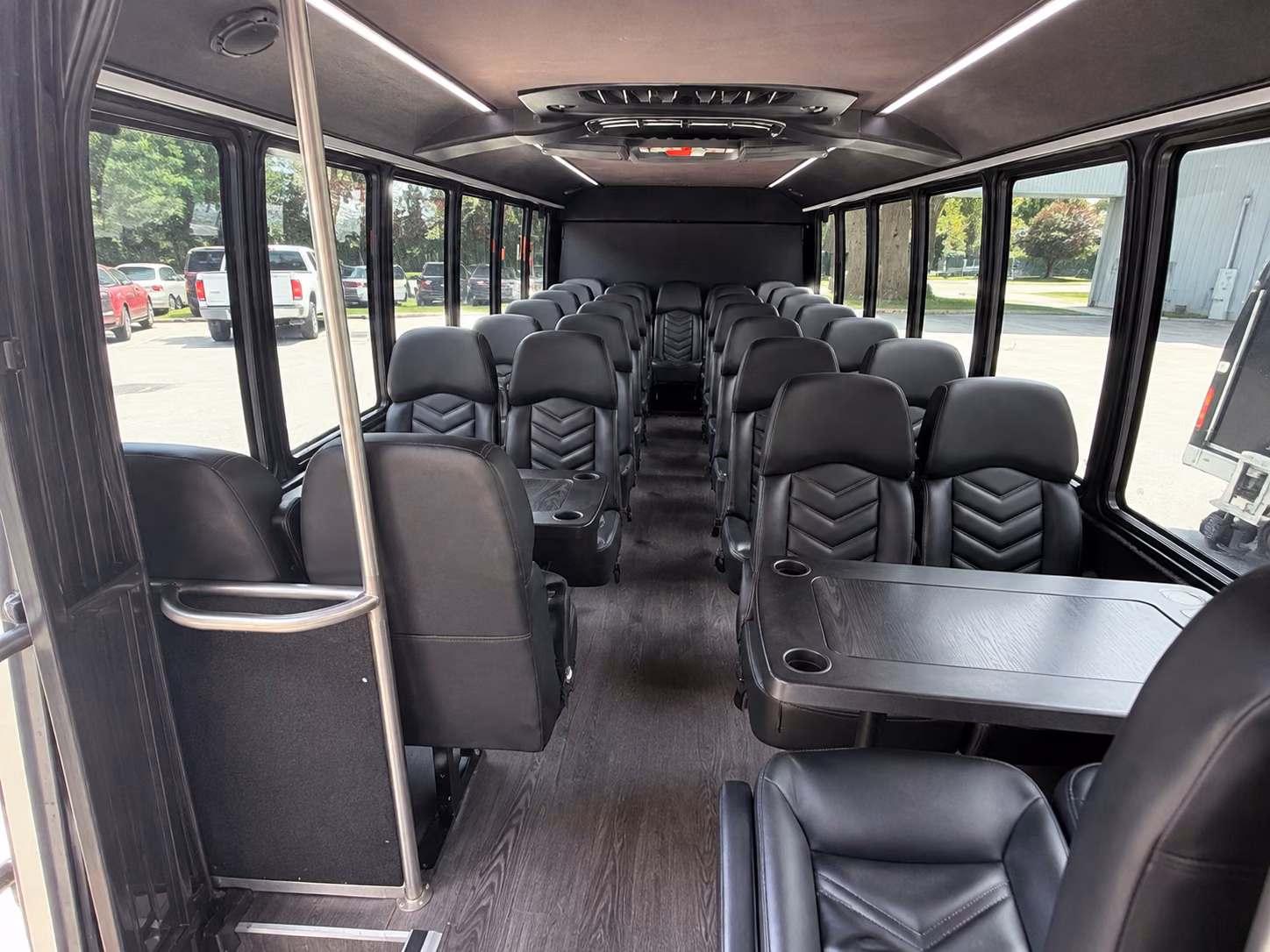 vista 18 passenger minibus inside
