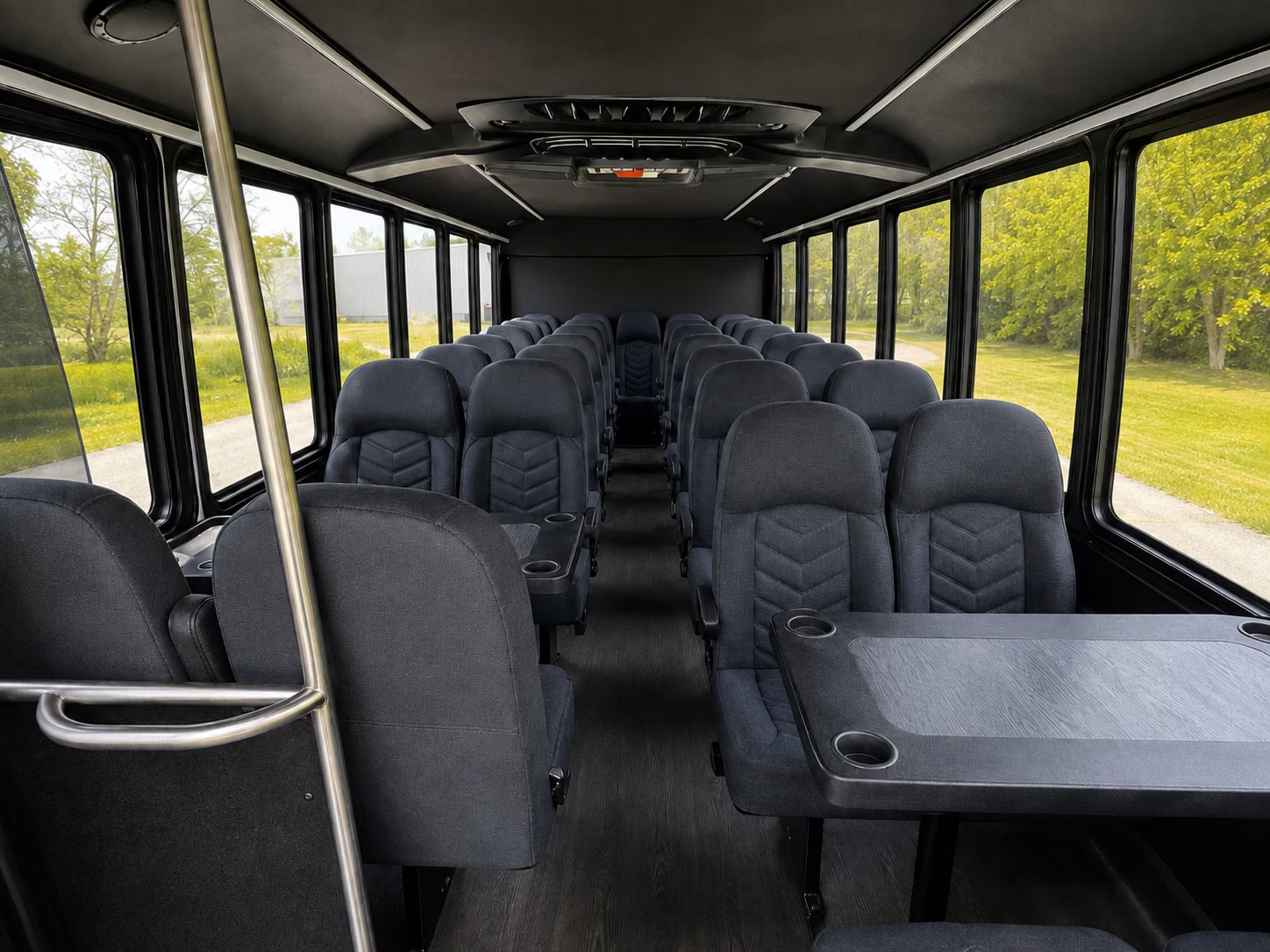vista 20 passenger minibus inside
