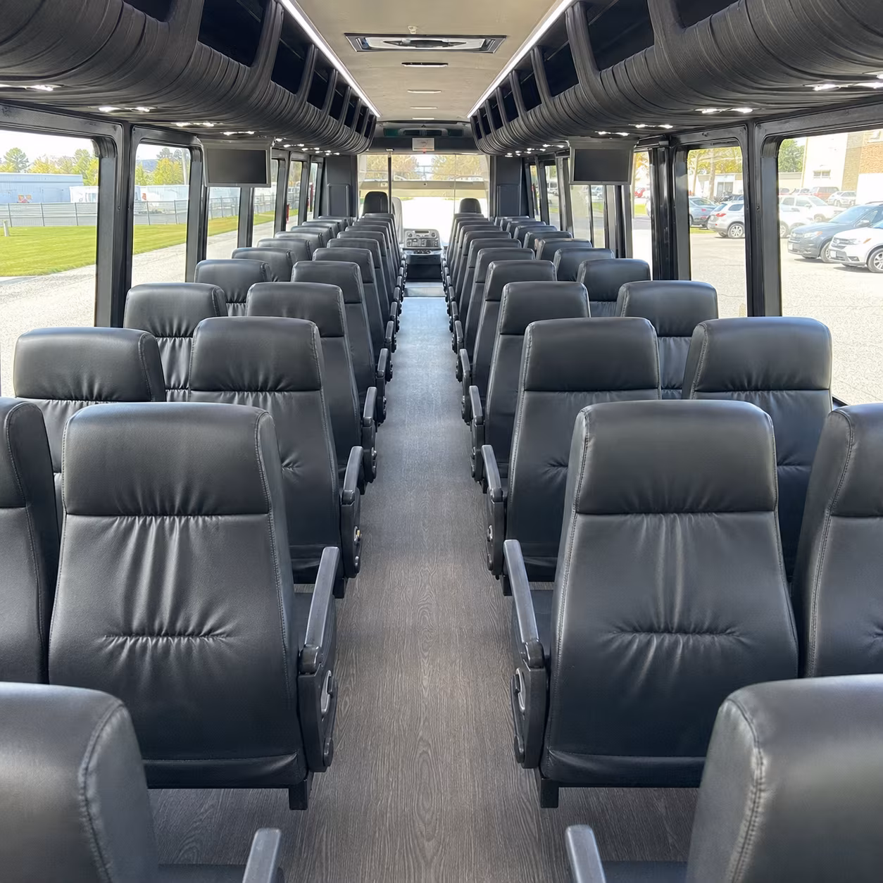vista 25 passenger minibus interior