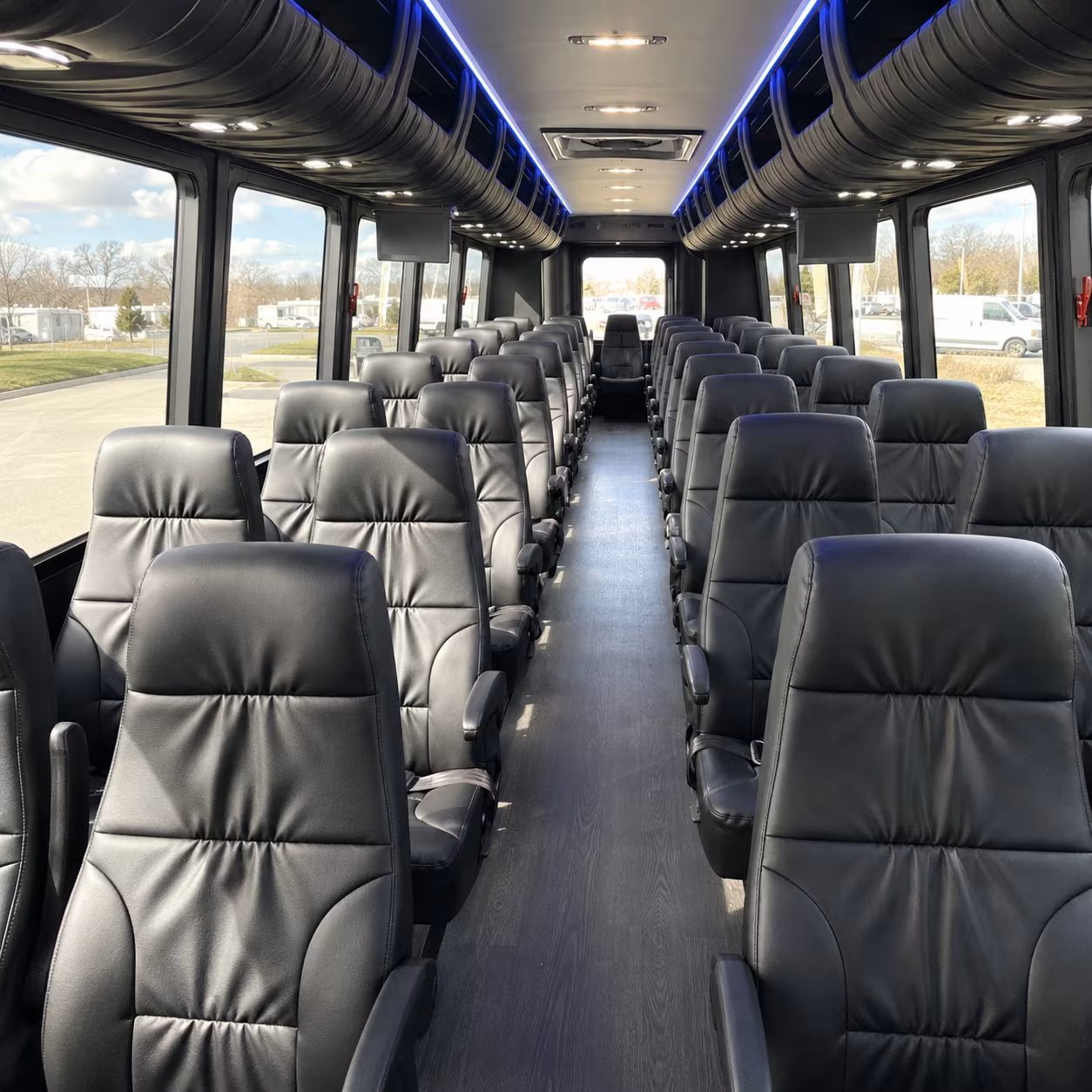 vista 30 passenger minibus inside