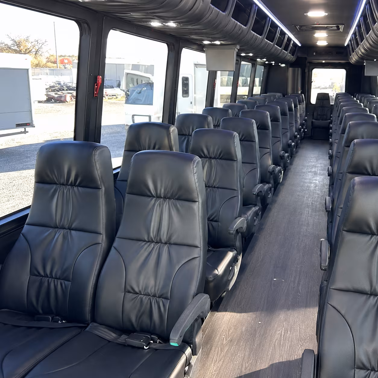 vista 35 passenger minibus inside