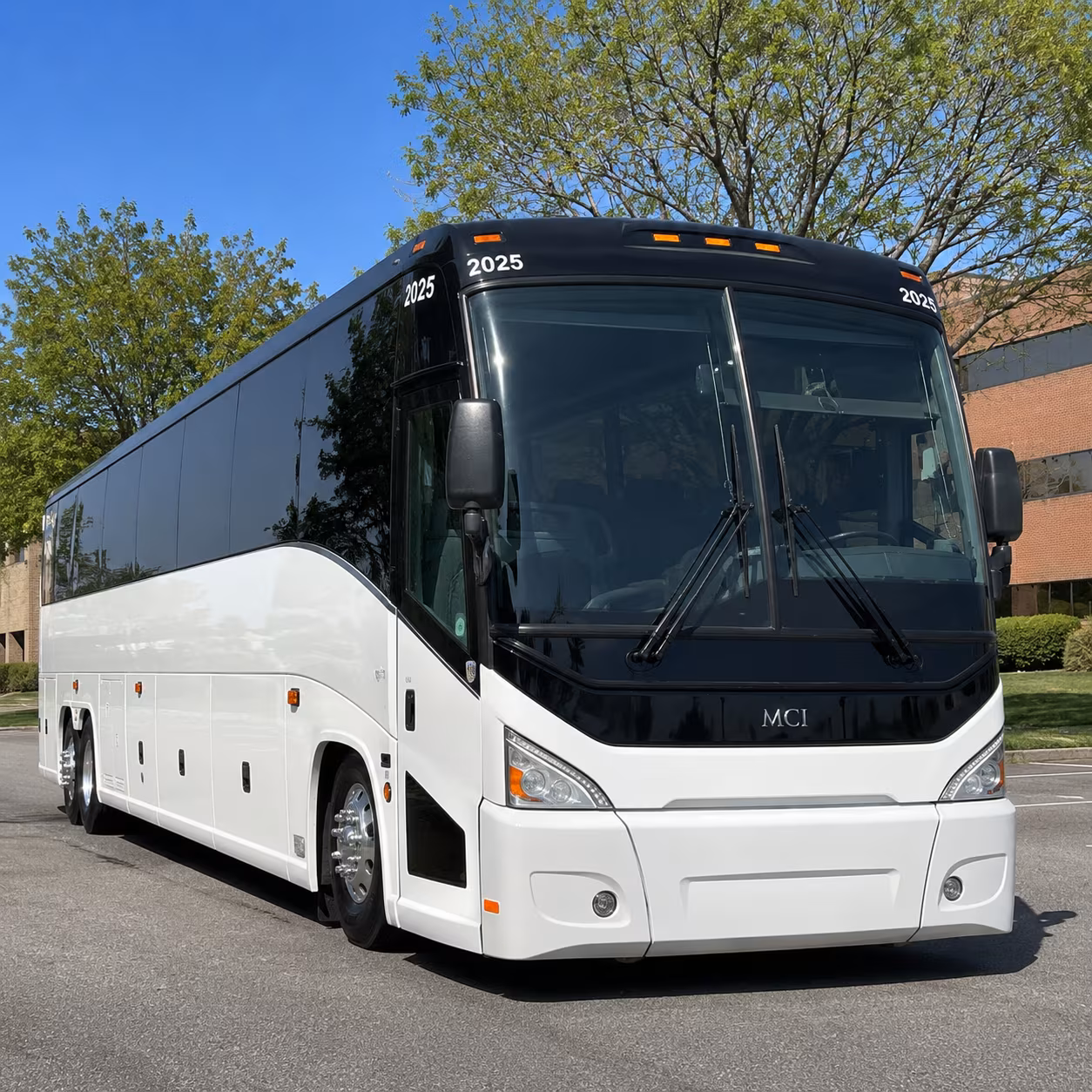 vista 56 passenger charter bus