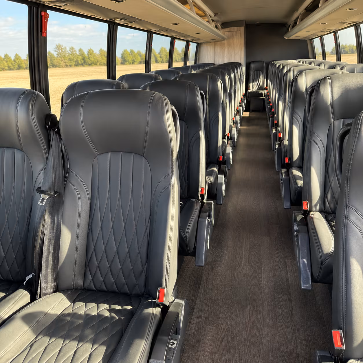 vista concert transportation onboard seating
