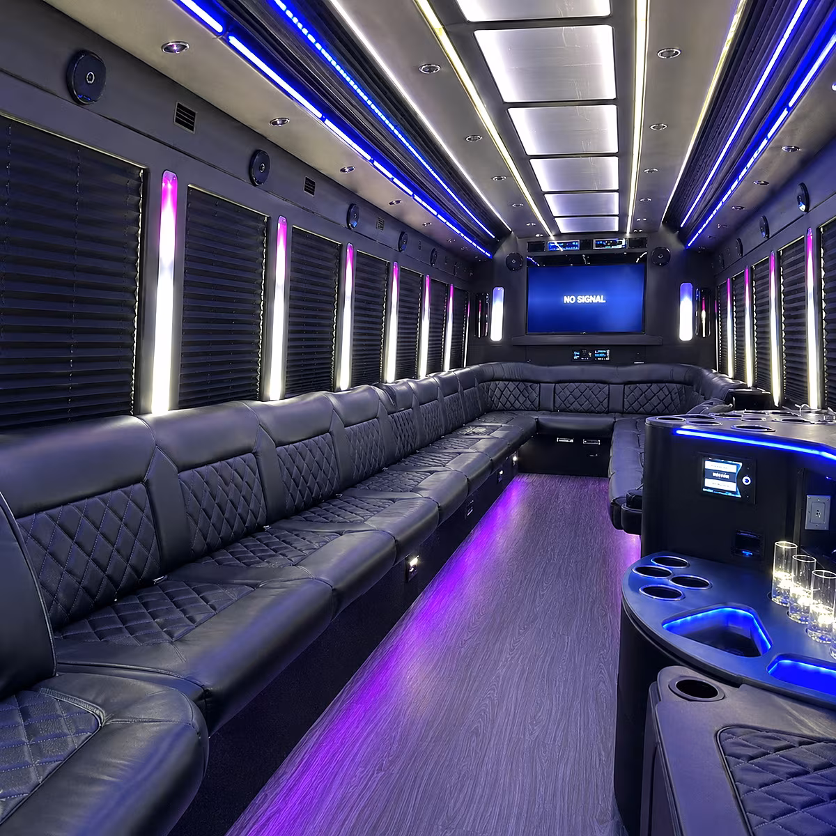 vista party bus inside
