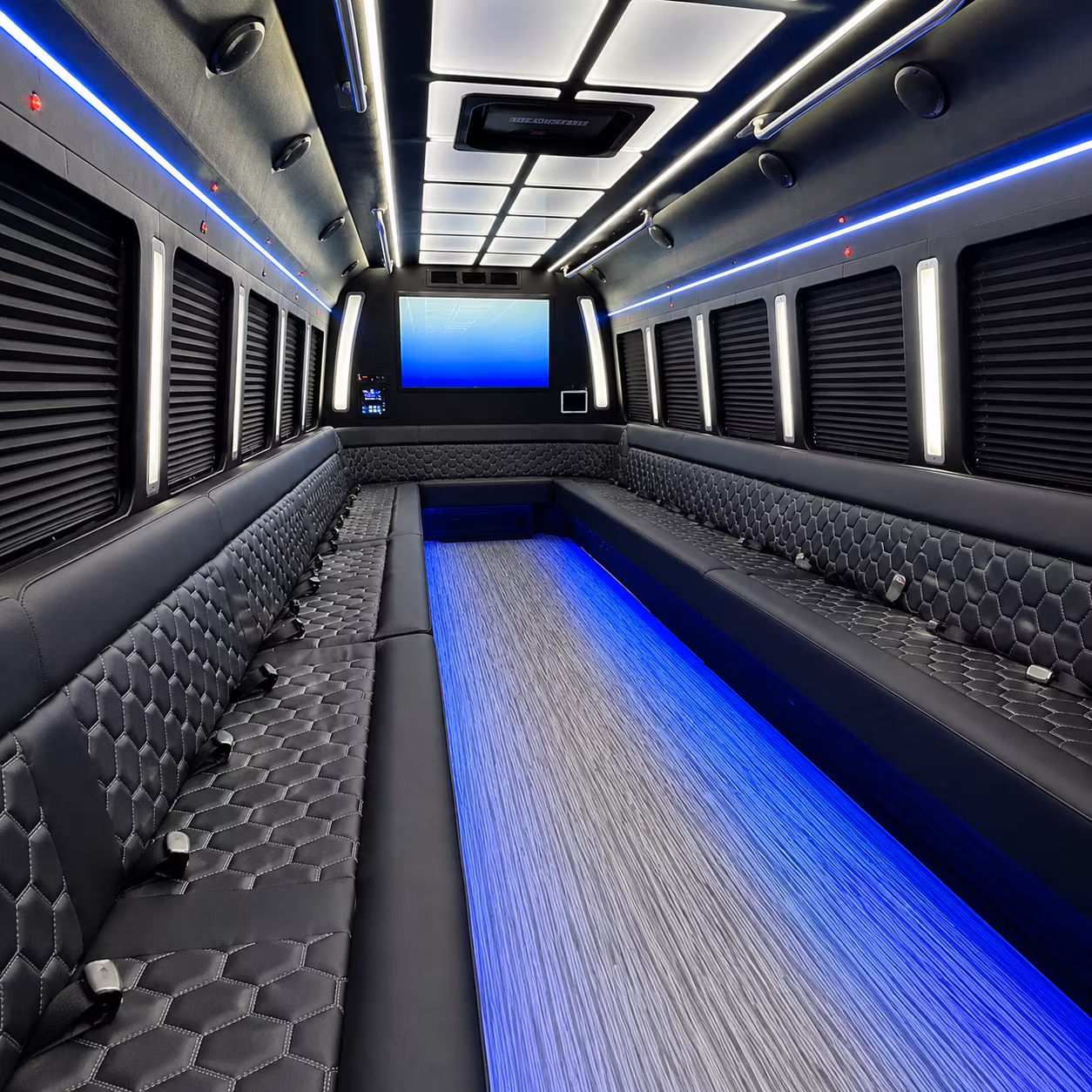 vista party bus interior