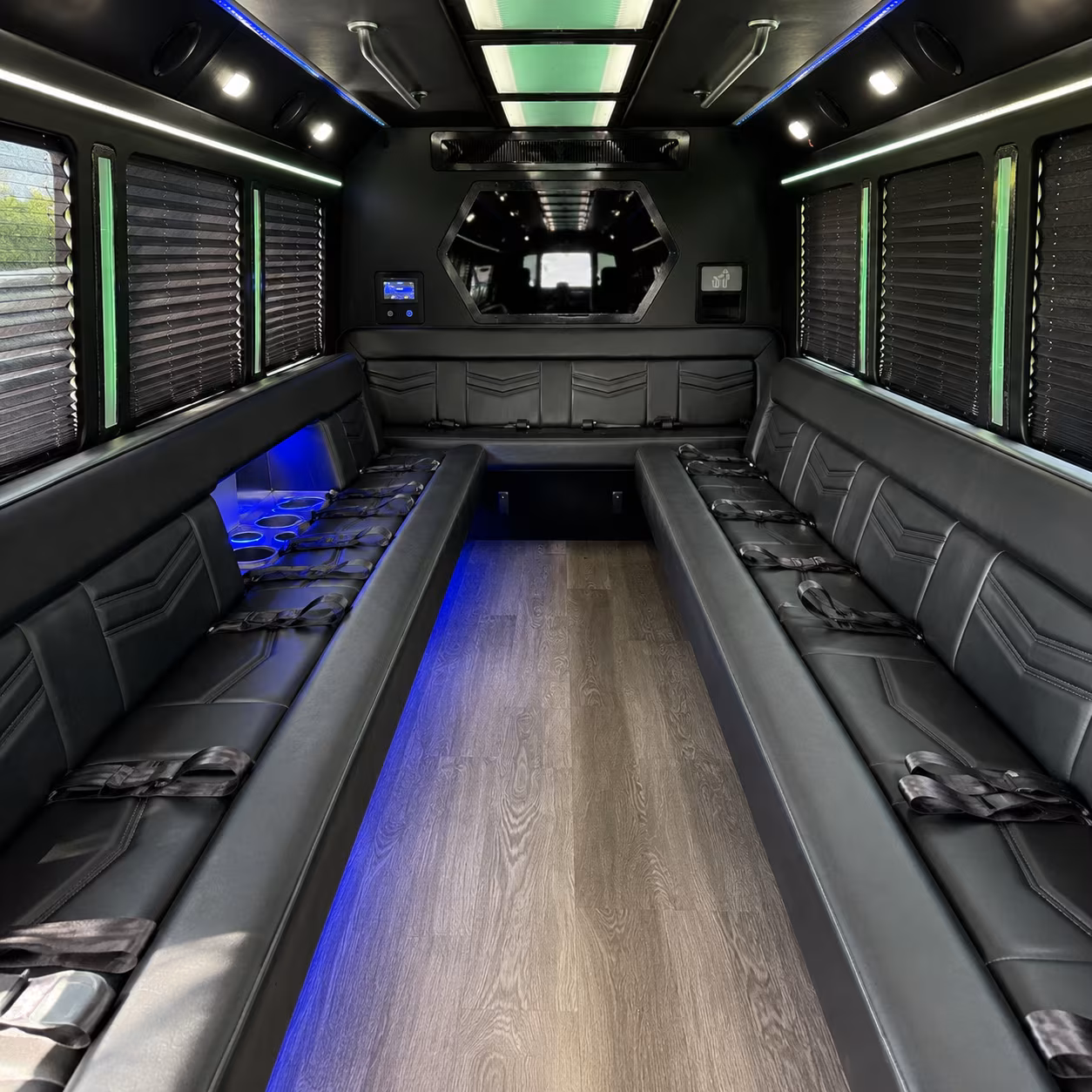 vista quincea n era sweet 16 party bus rental