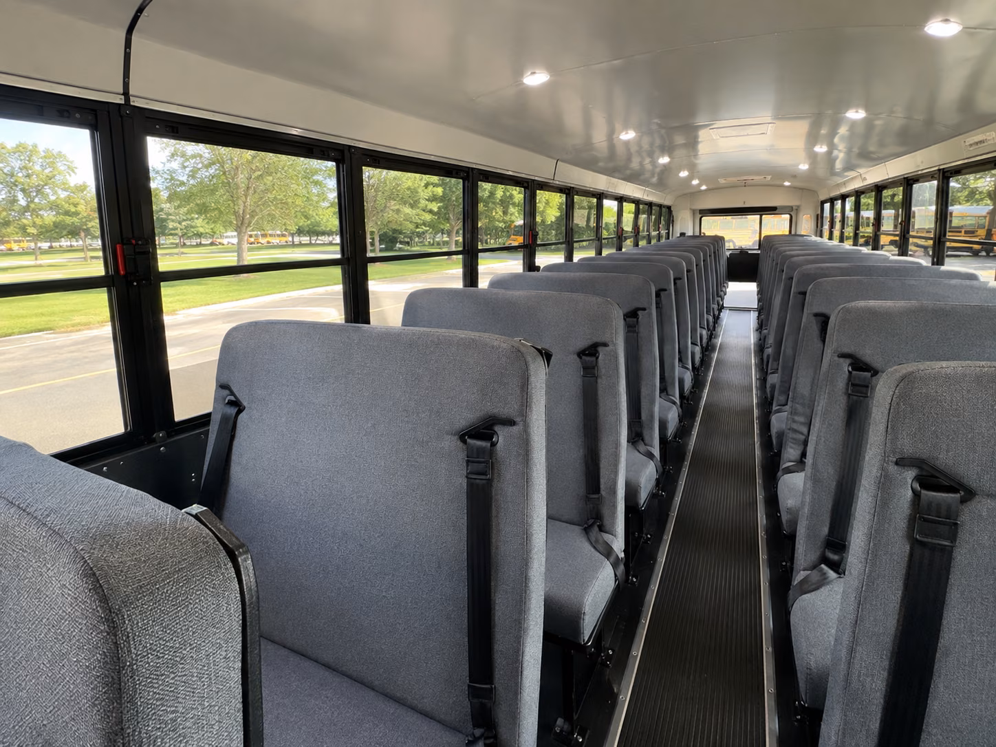 vista school bus inside