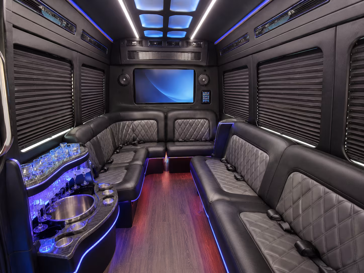 vista sprinter limousine interior