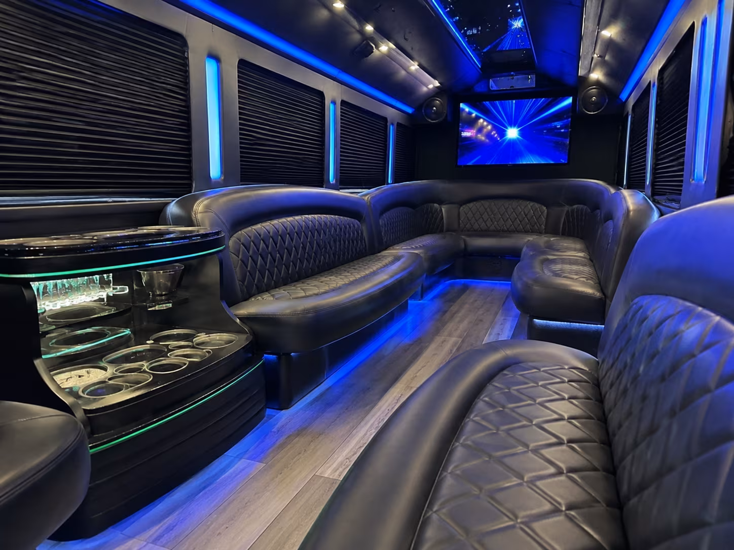 vista wedding party bus rental